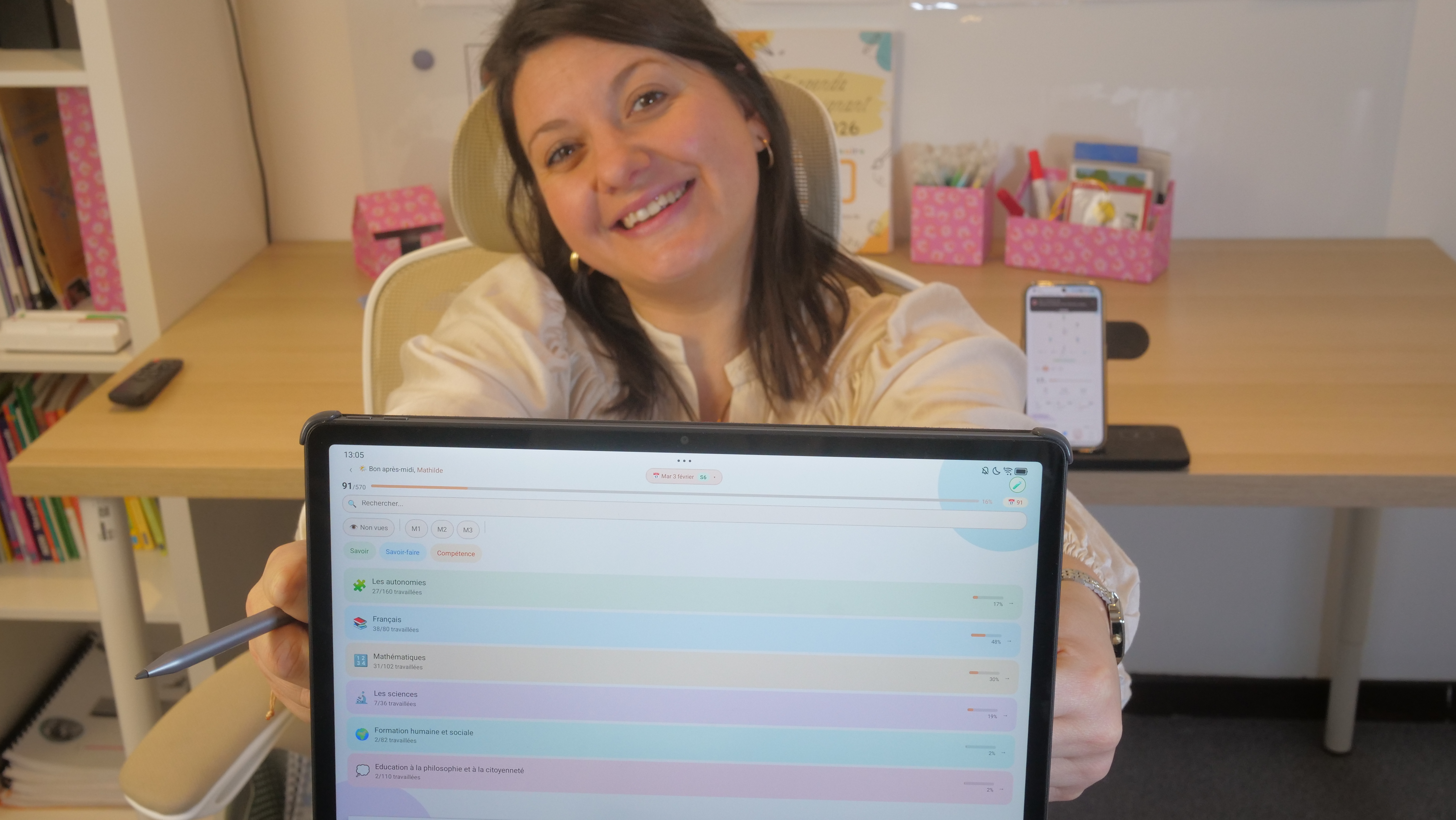 Mathilde, enseignante et créatrice du JDC Numérique