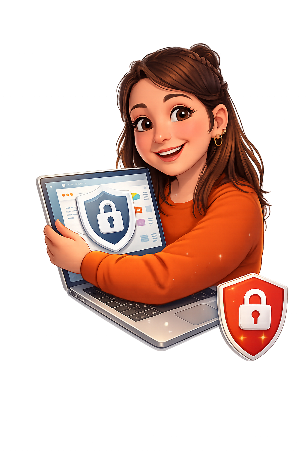 Illustration sécurité — données protégées